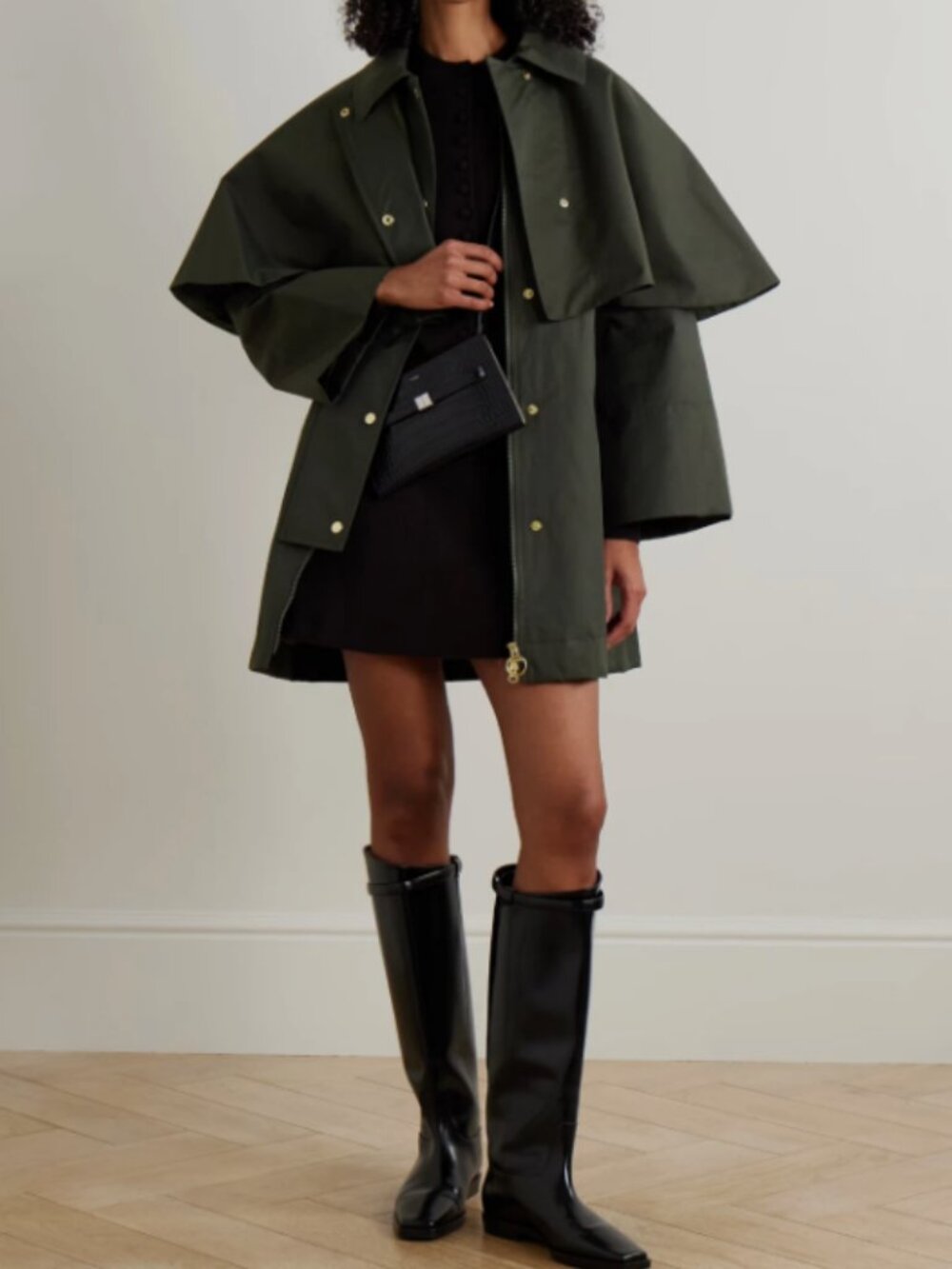 Barbour FIA CAPED (Removable )TWILL Water Resistant Jacket MSRP$420 British Chic - Picture 14 of 16